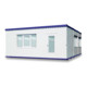 FLADAFI® Raumcontainer-Kombination mit Außenwandlackierung in lichtgrau (RAL 7035), 2x Fenster groß-1