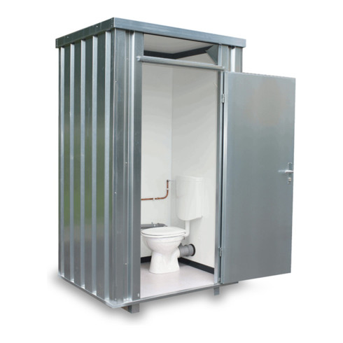 FLADAFI® Toilettenbox TB 2701 Verzinkt, montiert mit Einrichtung