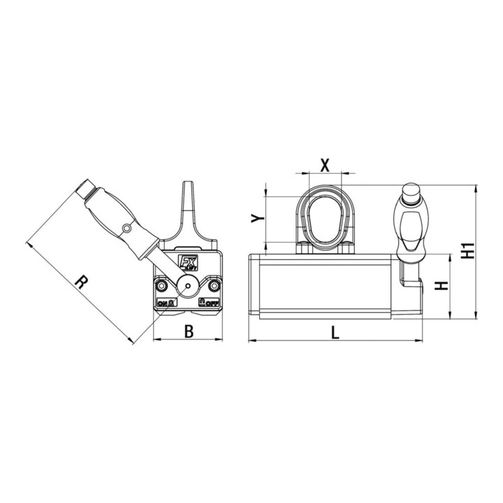 FLAIG Lasthebemagnet FX-800
