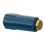 Flamco Baustopfen G 1/2 M, bleu, filetage laiton, auto-étanchéité