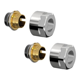 Flamco Design-Klemmverschraubung F 11 G 3/4 15x1mm MS hgl-vc