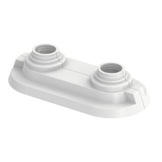 Flamco Doppelrosette HRDB 50 50mm, Rohrd. 14,16, 17, 20mm, we
