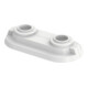 Flamco Doppelrosette RDC 50 50mm, Rohrdurchmesser 15mm, weiß-1