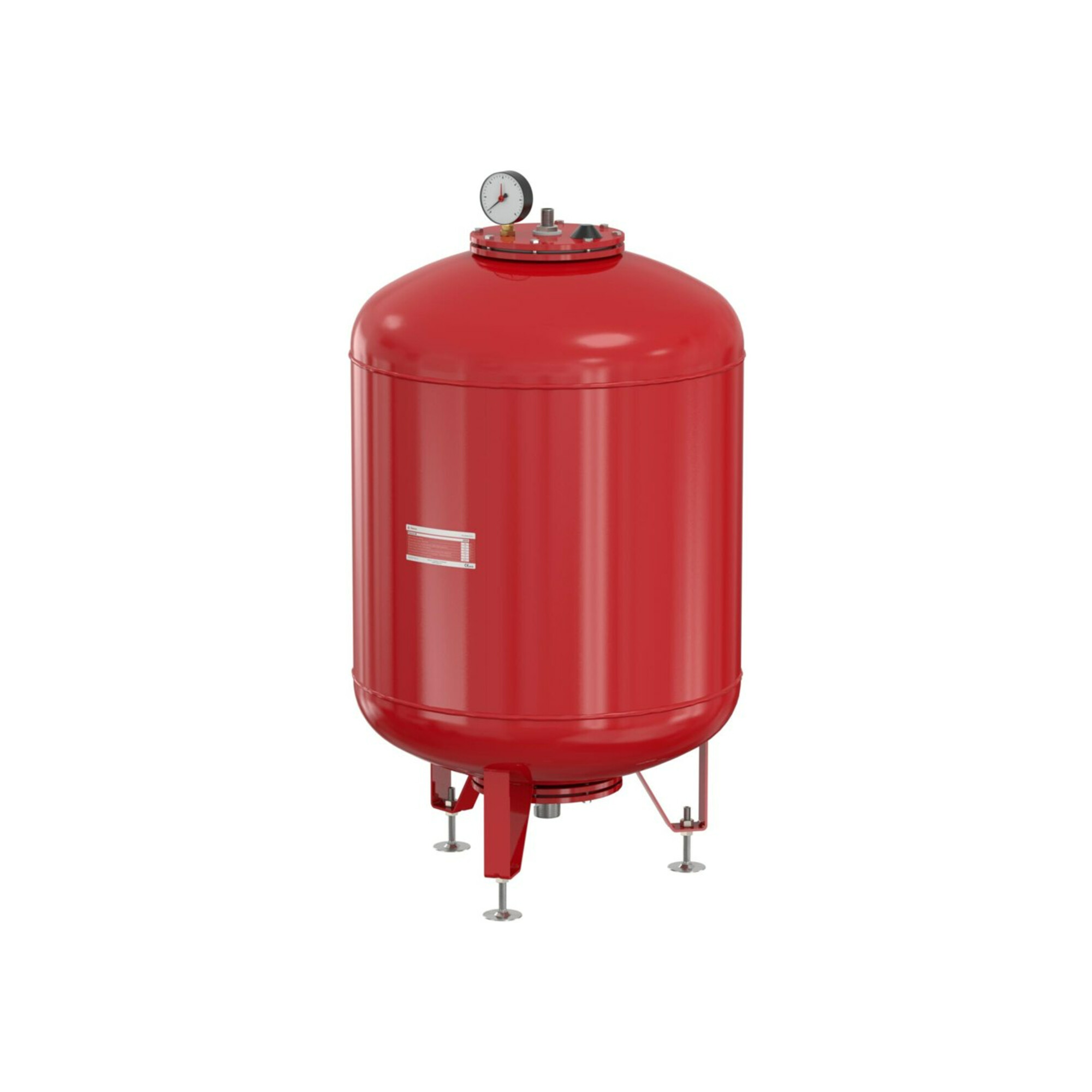 Flamco Druckausdehnungsgefäß FLEXCON M 2000 l, 6 bar, Rp 2, Vordruck 3 bar, rot
