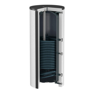 Flamco Duo HLS 750 l, réservoir haute performance, blanc, avec isolation EPS