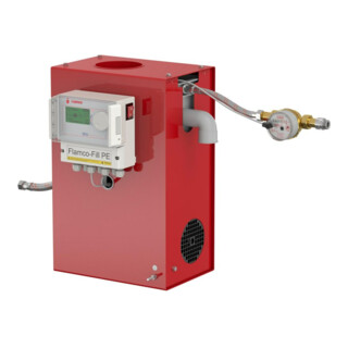 Flamco Flamco-Fill PE G 1/2, auto, rouge, pour eau chaude chauffage/refroidissement