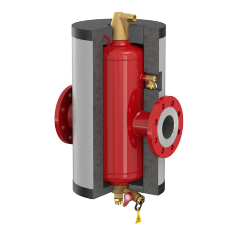 Flamco Flamcovent Clean IsoPl 200 Isolation, 1176x560mm, we-alu (RAL 9006)