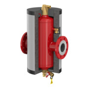 Flamco Flamcovent Clean IsoPl 200 Isolation, 1176x560mm, we-alu (RAL 9006)