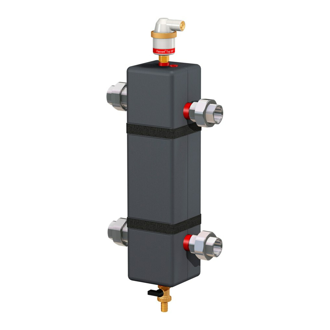 Flamco Hydraulische Weiche FlexBalance EcoPl C Rp 1, 1,4 l, 60 kW