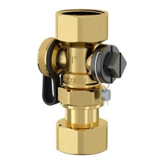 Flamco Kappenventil FlexControl Rp 1xG 1 F, mit Überwurfmutter