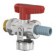 Flamco KFE-Kugelhahn G 1/2 M, m r. FG, DG, m AG, vn, m SV-1
