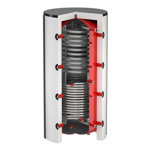 Flamco Komb Frischwasser Spei. Duo FWS 1000 l, d 790, m Ed.- Wellwärmet.