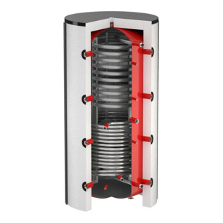 Flamco Komb Réservoir d'eau potable Duo FWS 1000 l, d 790, m Éd.- échangeur de chaleur à ondes