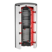 Flamco Komb Réservoir d'eau potable Duo FWS 1000 l, d 790, m Éd.- échangeur de chaleur à ondes