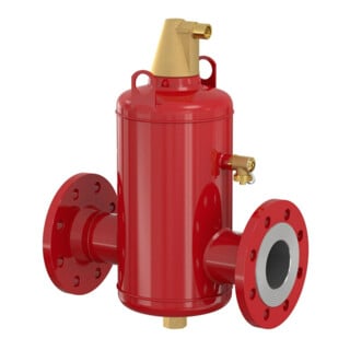 Flamco Luftabscheider Flamcovent Smart 100 F, DN 100, 25 l, 114,3mm, Flan.an.