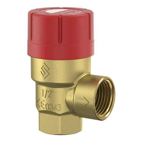 Flamco Meibes Membran-Sicherheitsventil Prescor Rp 3/4, Rp 1, 100 kW, 2,5 bar
