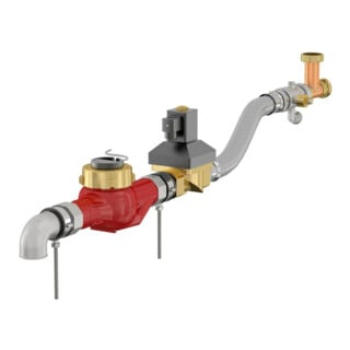 Flamco Module de vidange avec compteur d'eau impulsions, Kvs = 20 m³/h