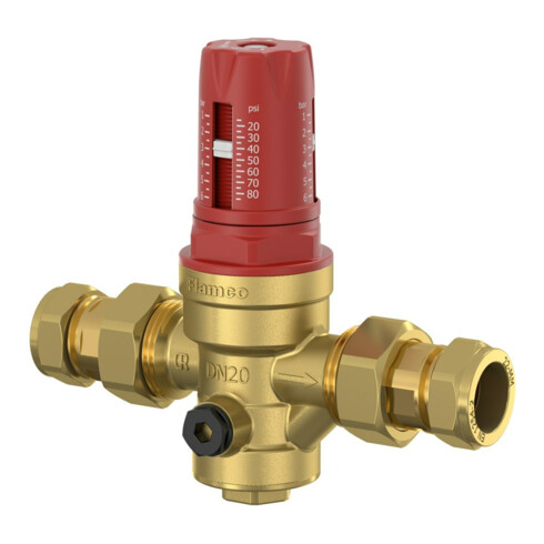 Flamco Prescor soupape de sécurité 28mm, PN 25, 1,0-6,0 bar