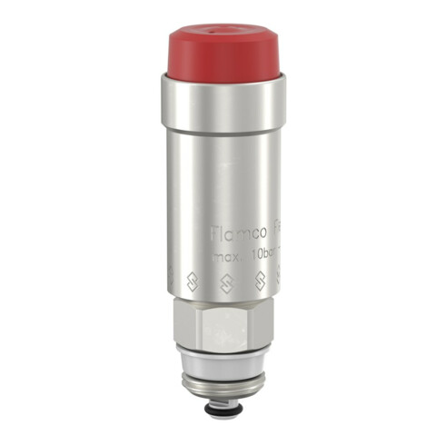 Flamco Purgeur automatique Flexvent R 1/2, nickelé, avec vanne d'arrêt