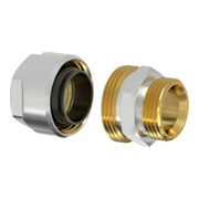 Flamco raccord de transition PLUS SRA G 3/4 M EKx1/2", f noir, MS nickelé