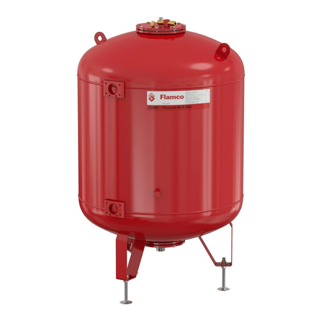 Flamco Réservoir d'appoint FLEXCON M-K 1200 l, 10 bars, Rp 1 1/2, intérieur revêtu, 6 bars