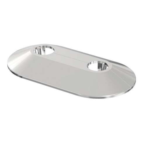 Flamco Rosette double RVDC 50/15, 15 mm, chrome