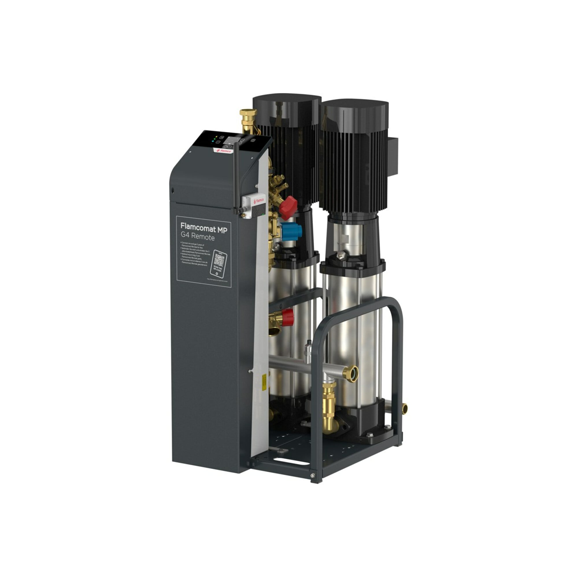Flamco Steuermodul Duo Typ D 100, G 1 1/2, PN 16, Pu vertikal