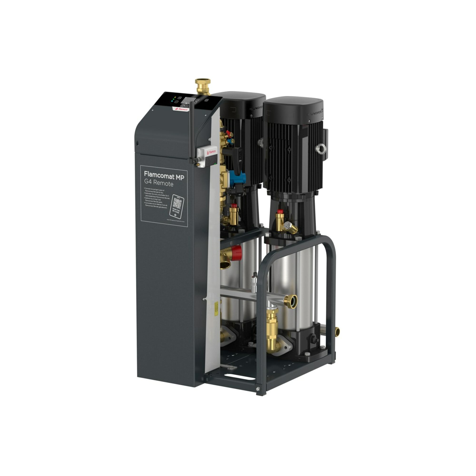 Flamco Steuermodul Duo Typ D60/G3, G 1 1/4 F, PN 10, Pu vertik