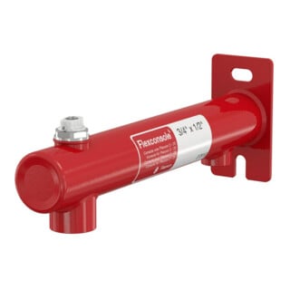 Flamco Support mural Flexconsole Rp 1/2xRp 3/4, blanc, avec purgeur manuel 1/2
