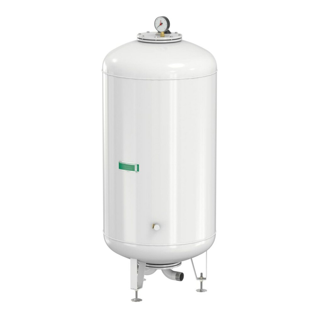 Flamco Vase d'expansion à membrane AIRFIX D-E 1000 l, EN 1092-1 PN 16, G 2 M, 10 bar