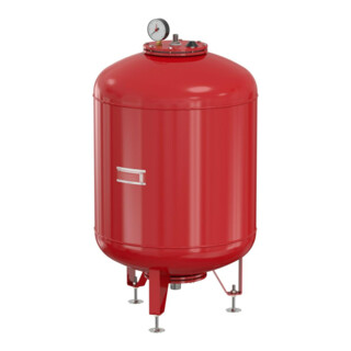 Flamco Vase d'expansion FLEXCON M 1000 l, 6 bar, G 1 1/4 M, Préch. 3 bar, rouge