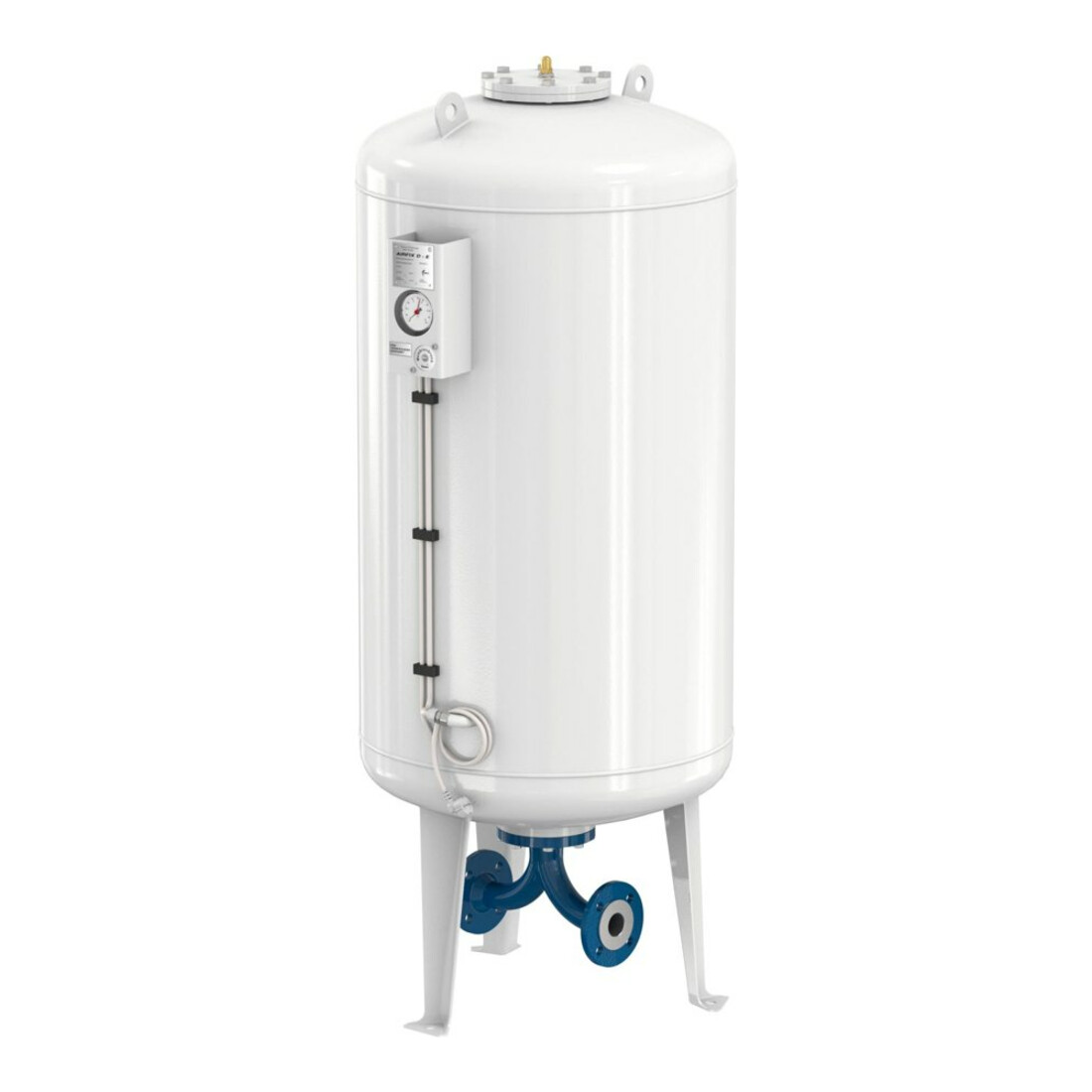 Flamco Vase d'expansion membrane AIRFIX D-E 16 b, revêtement époxy vert, 300 l, DN 40