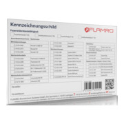 FLAMRO Panneau de signalisation de protection incendie universel 14000-3