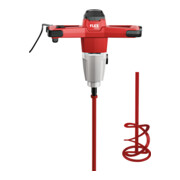 Flex 2-Gang-Rührer MXE 1202 + Wendelrührer HP2 140, 1200 W, mit 3-Stufen Drehzahlschalter