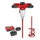 Flex Akku 2-Gang-Rührer MXE 18.0-EC/5.0 Set + HP2 120 mit 3-Stufen Drehzahlschalter 18,0 V-1