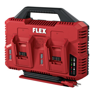 FLEX Doppio caricabatterie rapido 12/18 V CA SP 2x 12/18