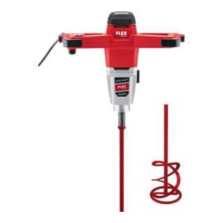 Flex Mélangeur 2 vitesses MXE 1602 + agitateur hélicoïdal HP2 160, 1600 W, variateur 3 positions