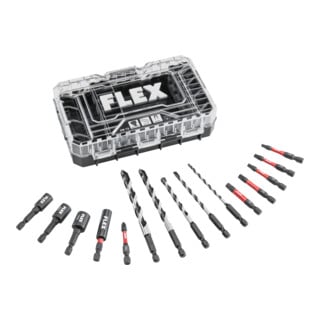 Flex Set de forets/embouts DB 15, 15 pièces