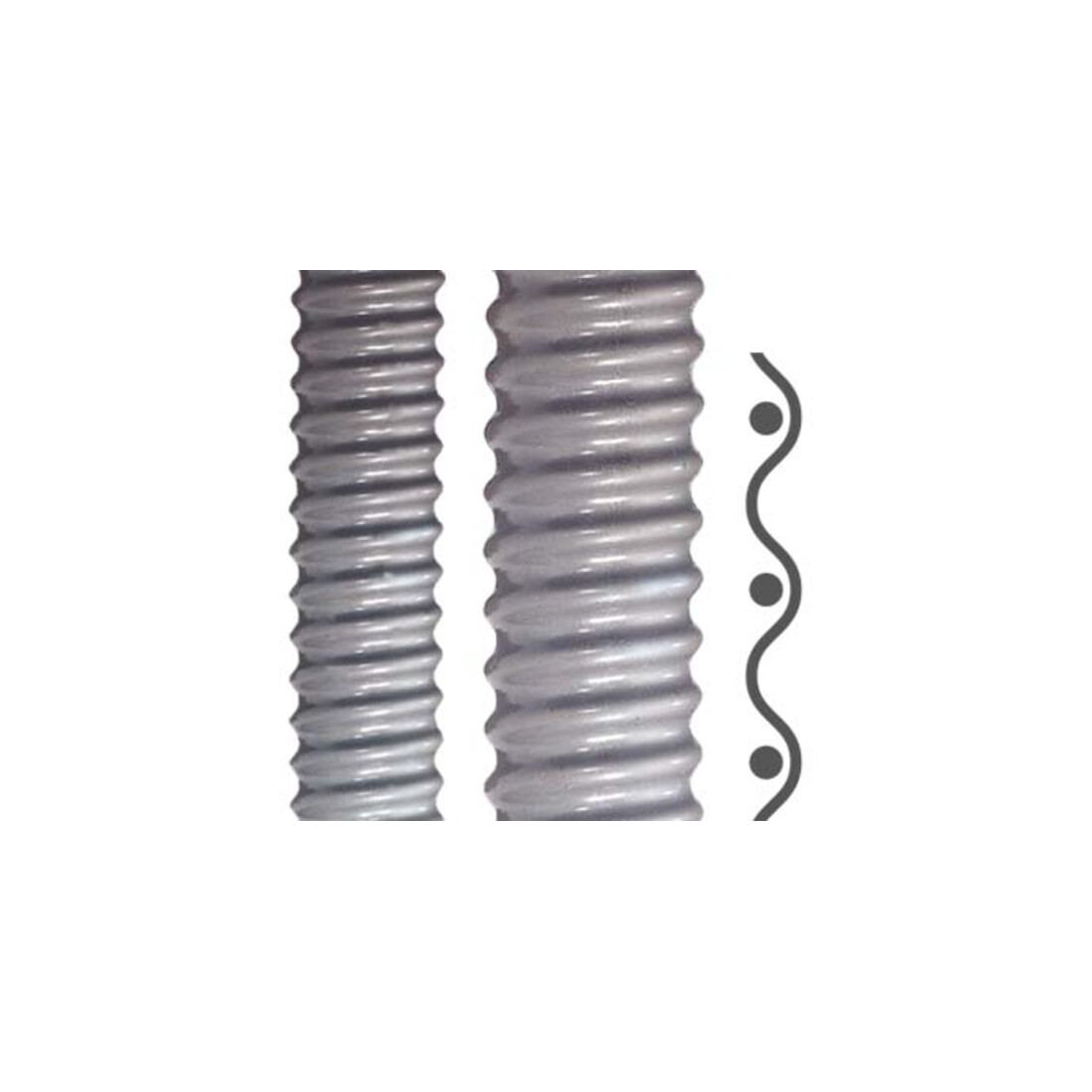 Flexa Gaine de protection en plastique certifiée VDE AIRfl.KUW-PVCAS AD17