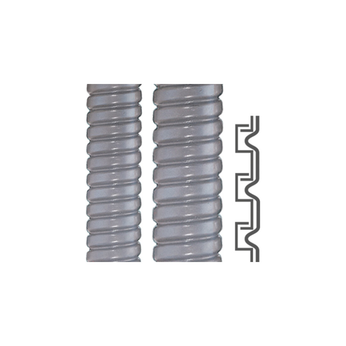 Flexa Gaine de protection métallique étanche SPR-PVC-AS AD36/10gr