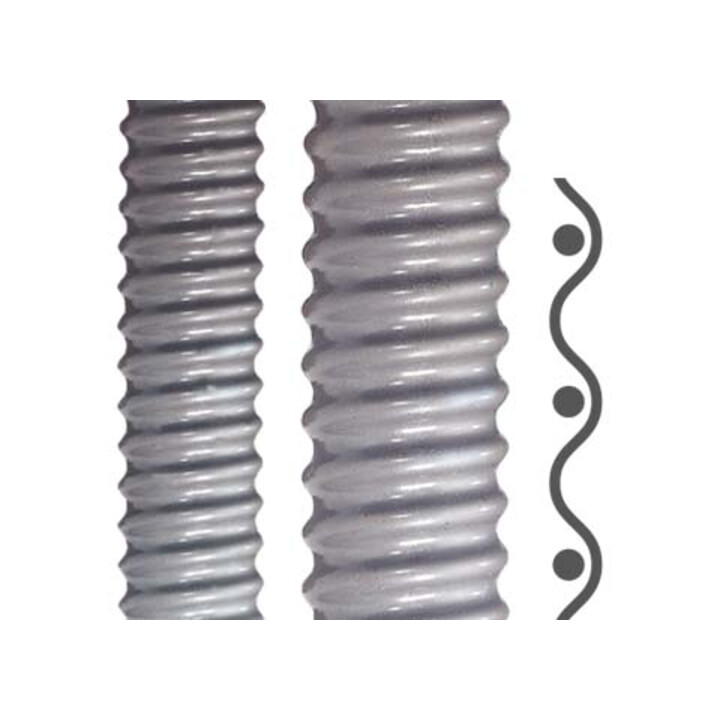 Flexa Kunststoff-Schutzschlauch VDE geprüft AIR.KUWPVCAS AD45/10