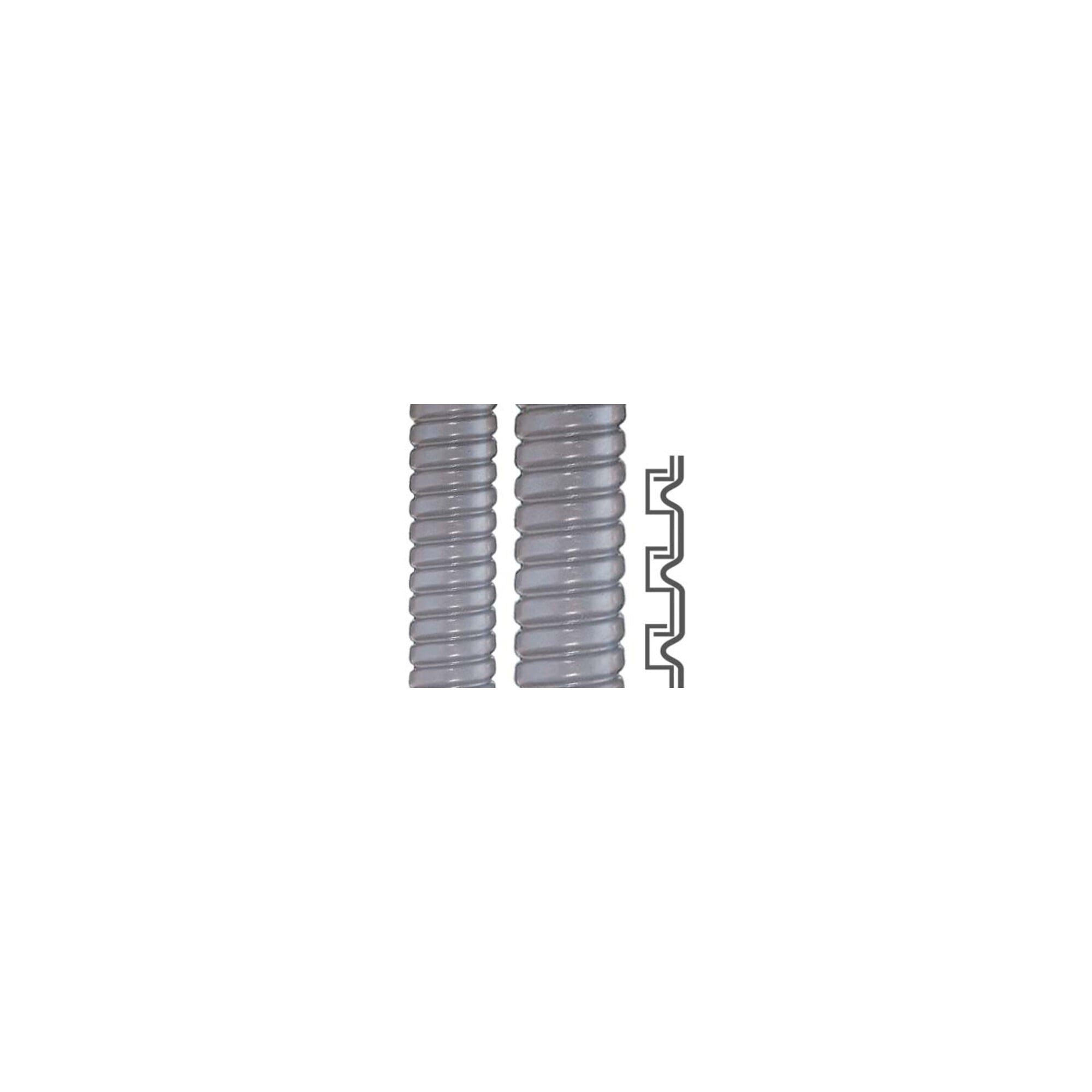Flexa Metallschutzschlauch flüssigkeitsdicht SPR-PVC-AS AD21 gr