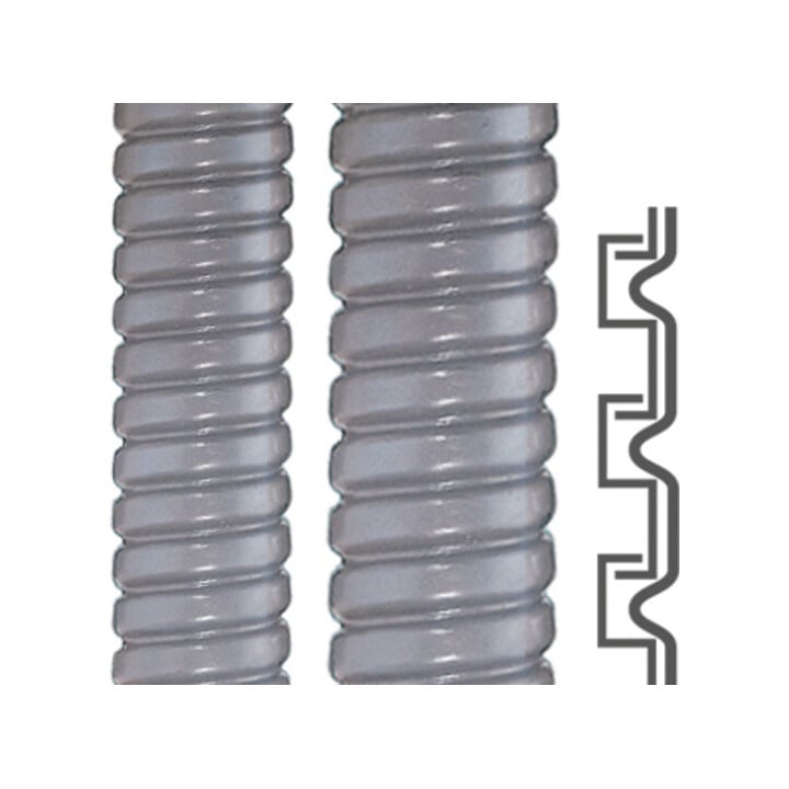 Flexa Metallschutzschlauch flüssigkeitsdicht SPR-PVC-AS AD21 gr