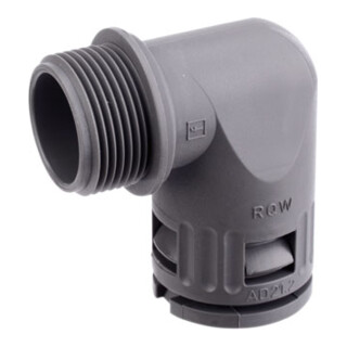 flexa Raccord rapide coudé IP65 RQW1-M AD15,8 M20 gris