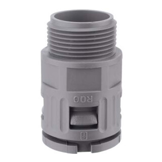 Flexa Raccord rapide IP67, droit RQG-M AD34,5/M32 gris