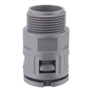 flexa Schnellverschraubung RQG1-M AD15,8/M20 grau IP66 gerade