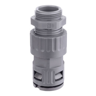 flexa Schnellverschraubung RQGZ1-M gerade IP66 AD21,2/M25 grau Kunststoff