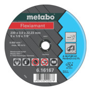 Metabo Flexiamant Inox, disque à tronçonner