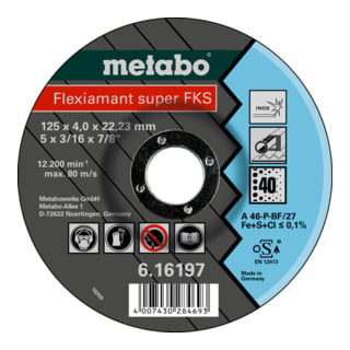 Metabo Flexiamant Super FKS Inox version coudée
