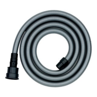 Flexible d’aspiration, Ø 27 mm, longueur 3,5 m, raccords 58 mm/fixation à baïonnette metabo